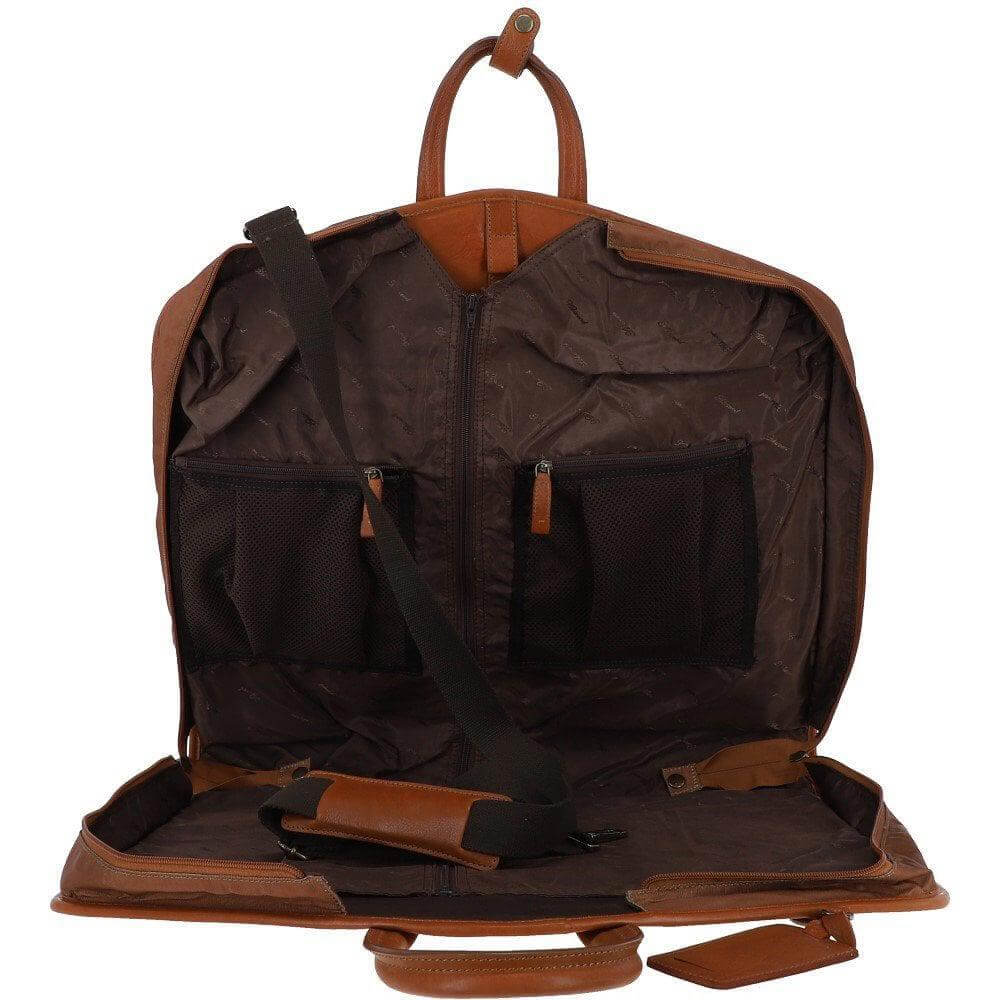 Ashwood  Mayfair Suit Carrier In Columbian Leather